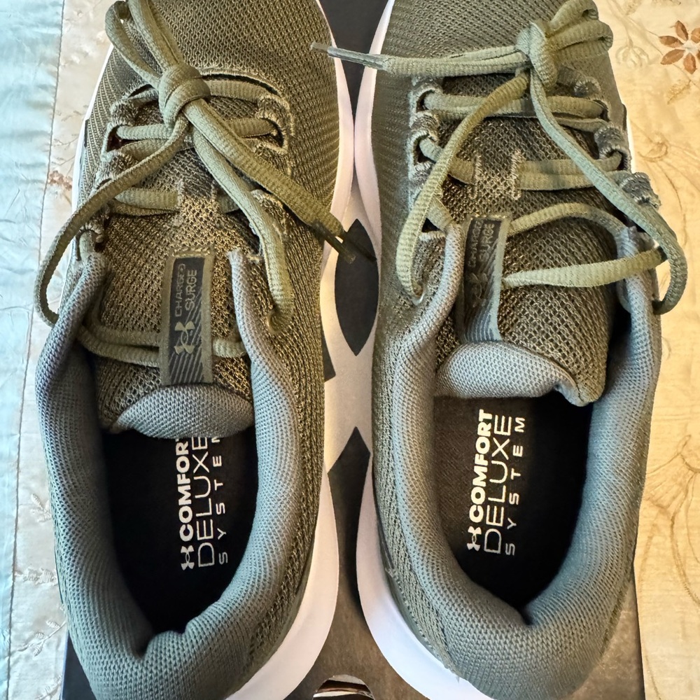 Under Armour Olive Green Athletic Shoes